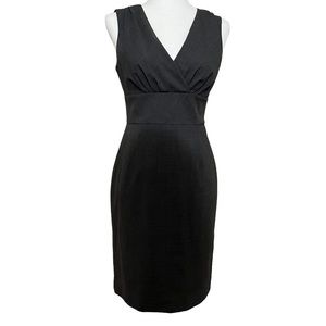 𝅺banana Republic Grey Wool Blend Sheath Dress size 0 petite